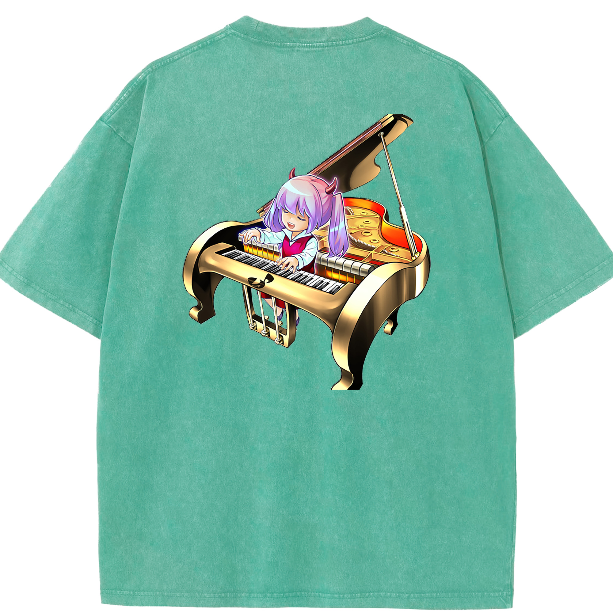 （画像用） 遊☆戯☆王 Yu-Gi-Oh! 綿100% ヴィンテージ風 半袖Tシャツ（背面プリント）